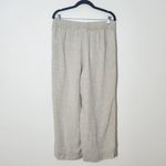 Joie  Natural Beige Linen Wide Leg Pants Size Large Photo 4