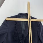 Brooks Brothers Blazer Womens X Small Blue Pinstripe Wool Union Made Vintage Photo 4