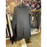 Club Monaco  “Cahndisse” Wool-Blend Double-Breasted Coat – Black, Size Small EUC Photo 5