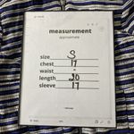 FRNCH  Womens‎ Jacket Blue White Stripe Zip Up Pockets Crew Neck Lined S Photo 7