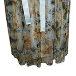 Candalite Gorgeous Light Sky Blue Mesh Floral Lined Dress NWT Size Small Photo 4