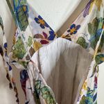 In April 1986 Dress Womens Small Medium Floral Maxi Boho Sundress Lined colorful White Photo 9