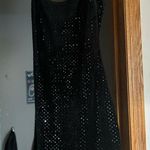 City Triangles Black Mini Dress with Sparkling Accents Photo 0
