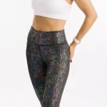 Zyia  Black Vertical Mirage Light n Tight Hi-rise 7/8 24" Size 8-10 Photo 5