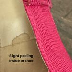 Nine West  Hot Pink Vegan Leather Strappy High Heel Sandals Stiletto Sz 10 Womens Photo 7