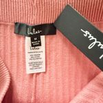 Lulus Snuggly Style Mauve Pink Ribbed Knit Wide-Leg Pants High Waist Sz M Photo 4