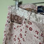Lucky Brand  Patchwork Pink Denim Charlie Skinny Style Jeans Pants Size 8 / 29 Photo 5