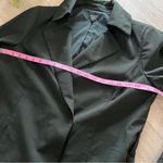 WORTH NEW YORK Women's wool blend trench coat jacket small Black Photo 12