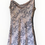 Women's Victoria + Sophia Dress Size S Pink Snake Print Mini Photo 0