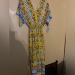 Kindred NWT  Anthropologie yellow gold floral maxi dress small Photo 1