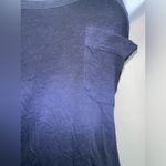 Theory  Black Navy Ombré Racerback‎ Chest Pocket Tank Top EUC Size S Photo 1