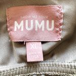 Show Me Your Mumu  Tuscany Maxi Slip Dress Bridesmaid Formal Cowl Neck Moss Green Photo 3