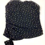 EXPRESS Corset Black Gold Strapless Top NWT Size 2 Photo 0