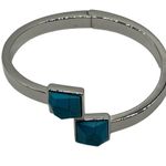 NEW Real Simple fashion silver and turquoise adjustable bracelet Blue Photo 8
