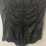 Frederick's of Hollywood VTG Frederick’s of Hollywood Black Lace Up Boned Bustier/Corset Size 34 Photo 4