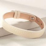 The Great NWT Reversible Leather Bracelet in Blush / Champagne-  Everyday Neutral! Photo 0
