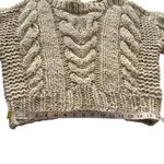 Free People Cozy Cabin Sweater Chunky Knit Cropped Small Photo 10