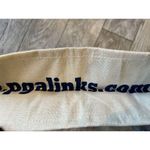 PGA Tour Golf Tote Bag Canvas Artist Signed Wood Handles Art Collectible New Vtg Photo 5