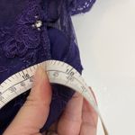 JJ's House  Purple  A-line Scoop Mini Chiffon Prom Wedding Dress With Beading Photo 6