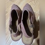 Qupid Stylish light tan Women's 9 Heeled Mules Photo 1