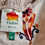 Farm Rio  Rose Embroidered Macaw Linen Midi Dress Photo 8