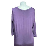 Aritzia  Babaton Winston‎ Dress Jersey Knit 3/4 Sleeve Stretch Purple Size XS Photo 5