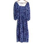 Universal Threads Floral Maxi Dress Smocked Milkmaid Prairie Peasant Pockets Smocked Back Size M Photo 1