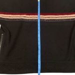 Rails  Marlo velvet striped sweatshirt S Black Cozy Loungewear Photo 9