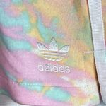 Adidas Size XL Tie Dye Shorts Side White Stripes Stretch Waistband Photo 4