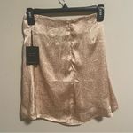 Japna NWT  Silk Ruched Mini Skirt- Size XS Photo 2