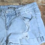 Soundgirl 🌸3/$15🌸  Light Washed Distressed Mid-Rise 2” Inseam Jean Shorts 7Jr. Photo 1