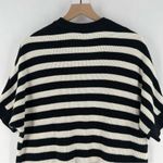 CAbi  Whistle Cardigan‎ Striped Button Front V-Neck Relaxed Dolman Sleeve Pockets Photo 11