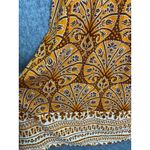 Knox Rose Boho Midi Dress Orange Paisley Print Sleeveless Size L Photo 5