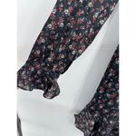 Intermix  Silk Floral Necktie Dress Peplum Hem Boho Preppy Summer 4 Fairy Cottage Photo 4