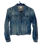Polo Jeans Co RL67 by Ralph Lauren Lydia Repair Denim Jacket Small Over Reverso Blue Photo 1