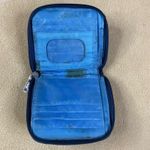 Vintage Lug Zip Around Wallet Blue Quilted Pocket Card Holder Organizer GUC*FLAW Photo 5