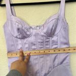 House Of CB  S A-C‎ 'Breeze' Orchid Satin Corset Maxi Dress NWOT Photo 6