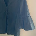 Club Monaco Black Button-Up Women's Top Photo 2