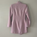 Pretty Little Thing  Blazer Dress Gold Button Purple Size 2 Photo 9