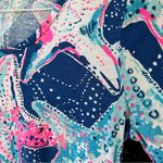 Lilly Pulitzer  Beacon Dress Star Struck Print Starfish Blue Pink Coastal Stretch Photo 8