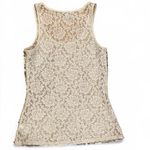 EXPRESS 2011 gold and silver sequin tank top with lace detailing Photo 5