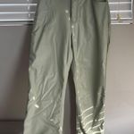 Abercrombie & Fitch Abercrombie Green Leather Pants Photo 2
