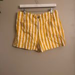 Anthropologie ANTHRO | MAEVE Colette Linen Striped Shorts Photo 1