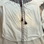 White House | Black Market 🆕  boho tassel‎ top size S BIN E Photo 7