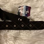 Equine Couture  Belt size M long 44” Black and Tan brand new quilted suede Photo 5