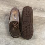UGG  Dakota Moccasin Slipper Womens 6 Brown Suede Leather Shearling Slip On Shoe Photo 5