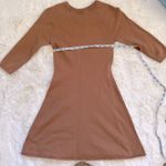 Aritzia A-Line Sweater Dress XS - Camel Photo 1