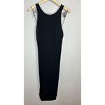 Theory  X Back Midi Dress Size 8 Black Fluid Ottoman Womens NWT MSRP $375 Photo 2