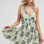 Free People Washed Ashore Mini Dress Boho Size Small Photo 0