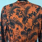 Future Collective Women's Brown Long Sleeve Asymmetrical Dress Photo 5